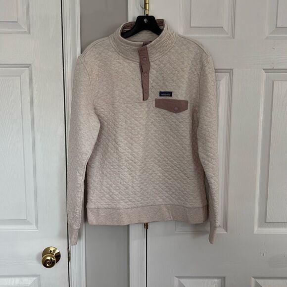 Patagonia Tops - Patagonia Women's Organic Cotton Quilt Snap-T Pullover size large 40-15